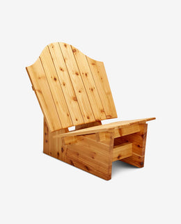 Outdoor Garden Relaxing Chair with Wooden Frame