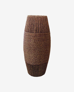 Decorative Woven Storage Basket with Handles