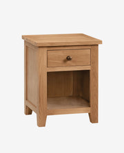 Classic Wooden Nightstand with Dual Storage Drawers