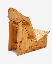 Outdoor Garden Relaxing Chair with Wooden Frame